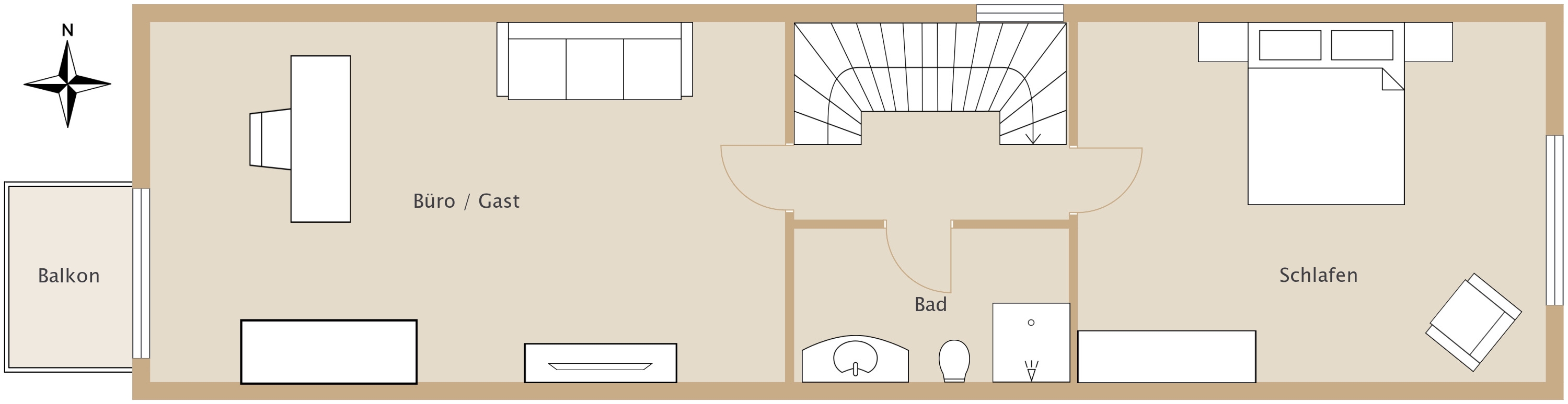 Floor plan attic
