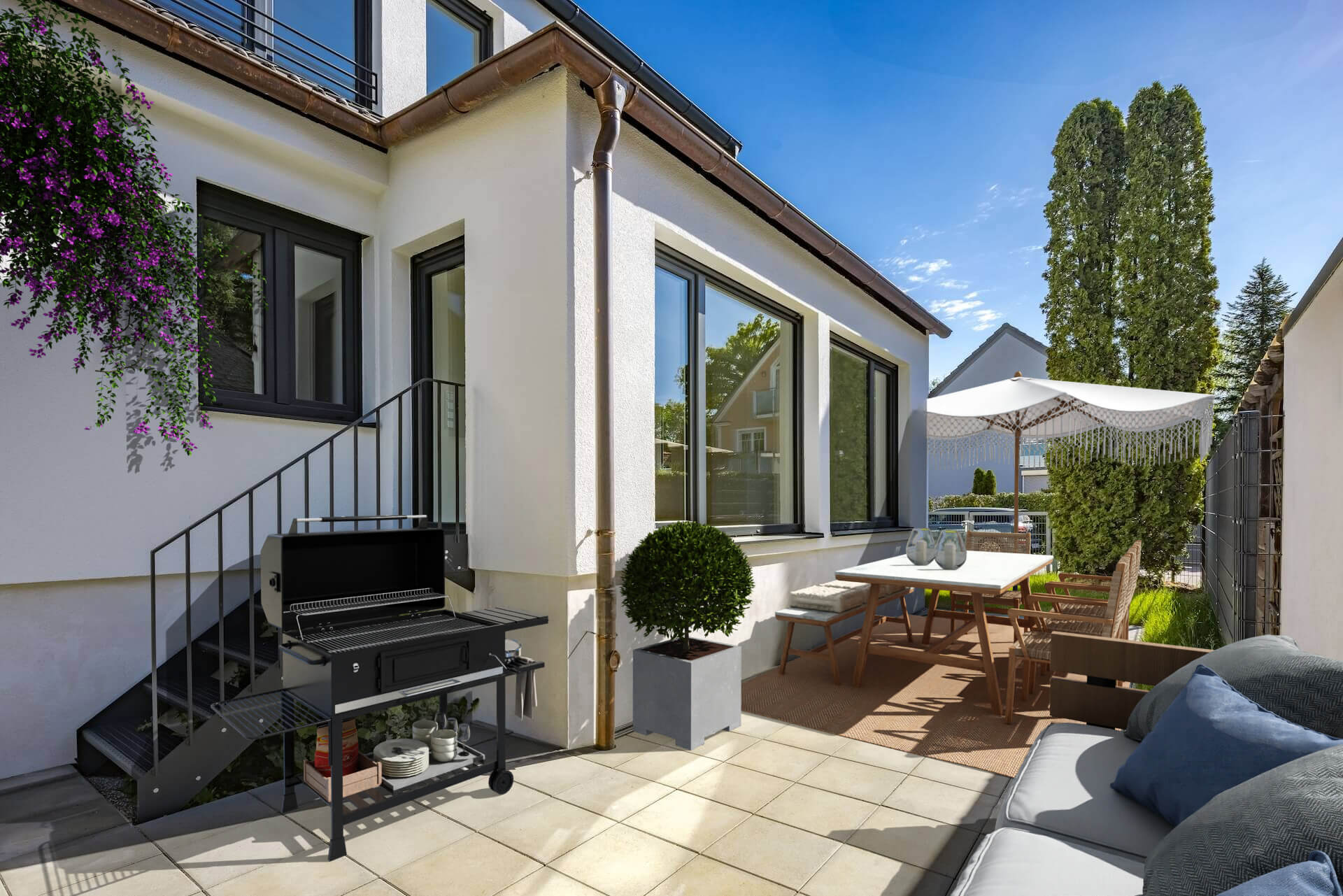 Digitale Wohnidee: Terrasse