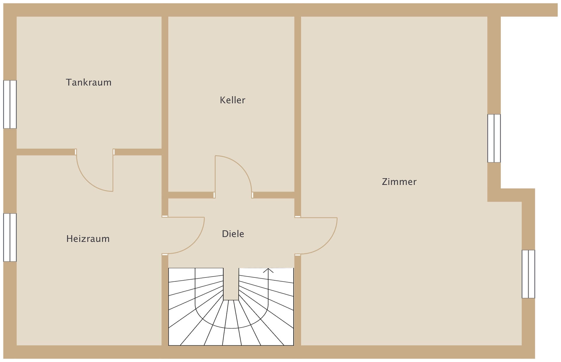 Grundriss Untergeschoss