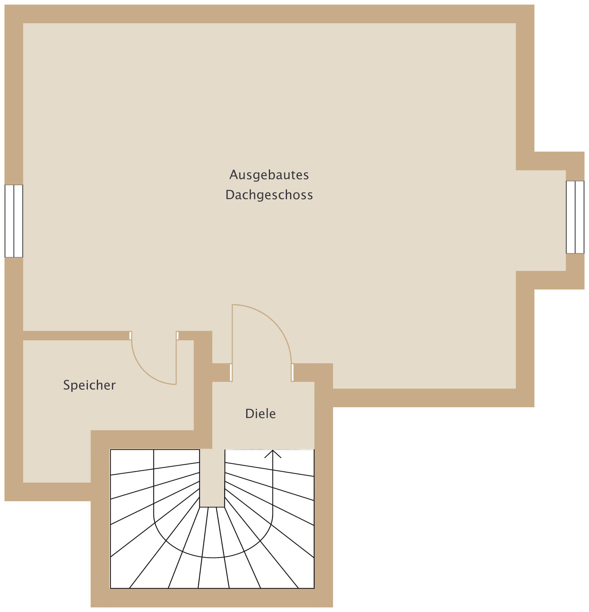 Grundriss Dachgeschoss