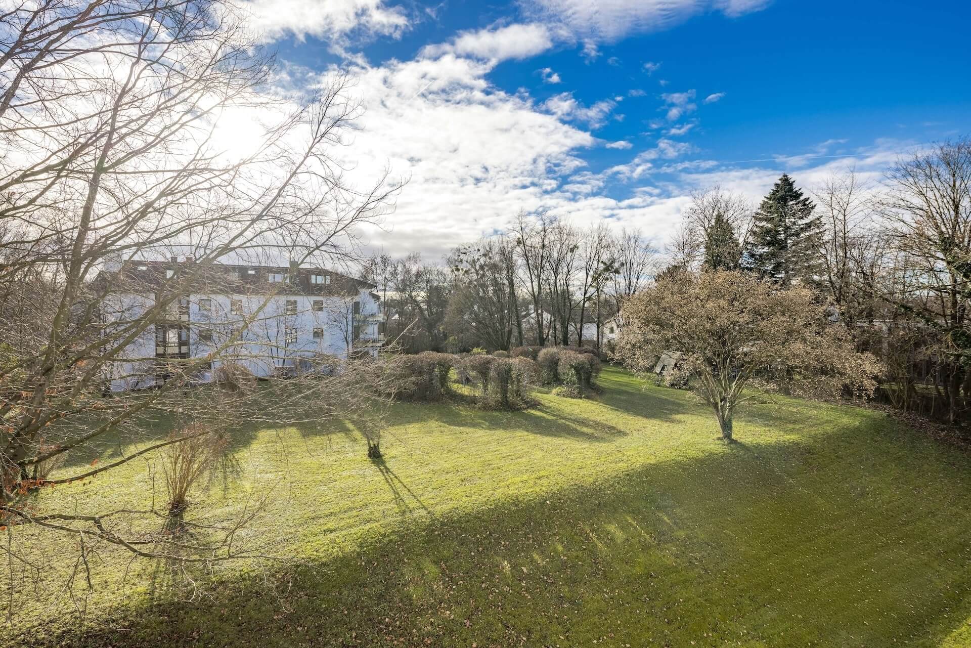 Ausblick vom Balkon