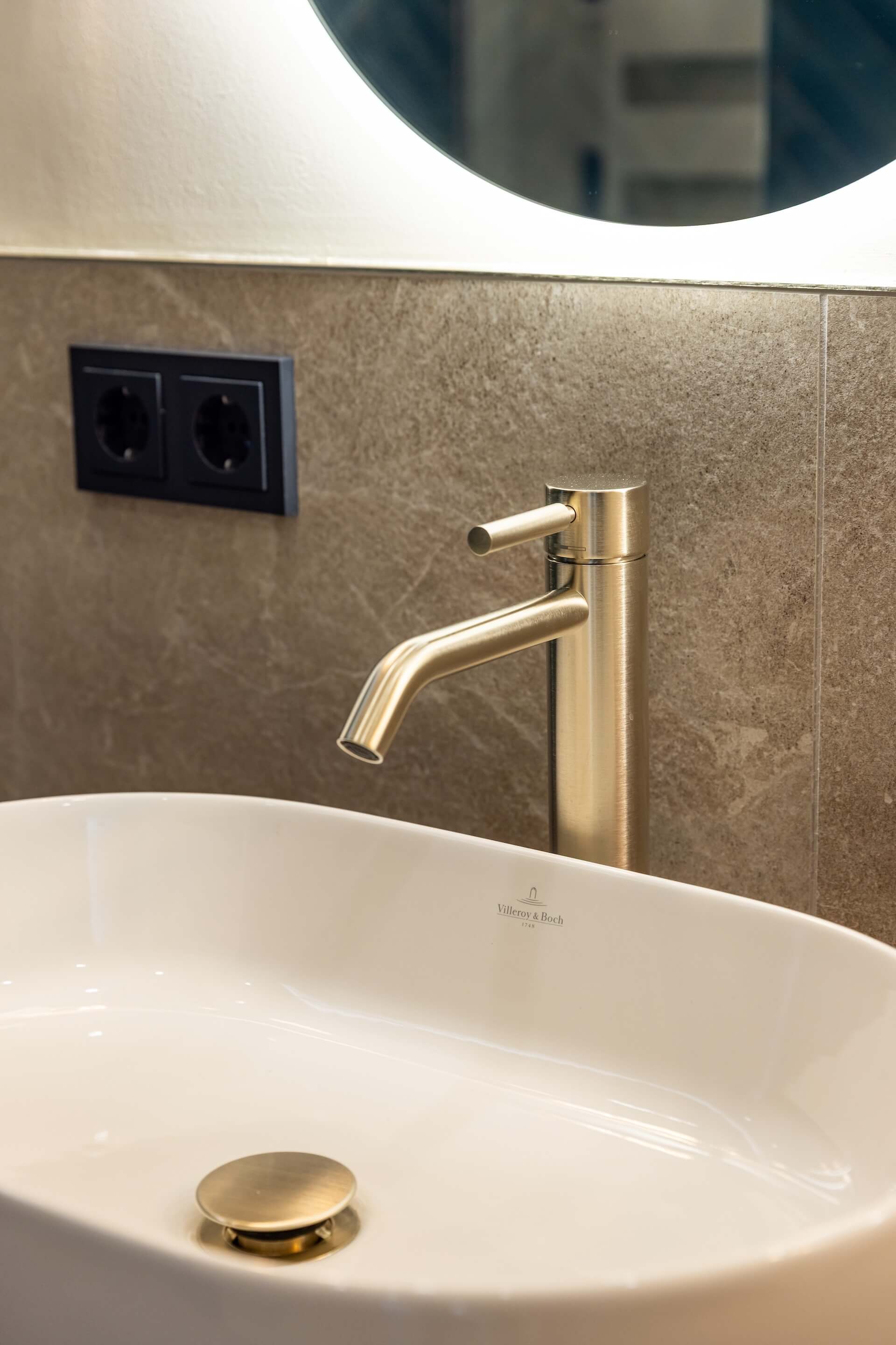 Detailansicht Waschbecken