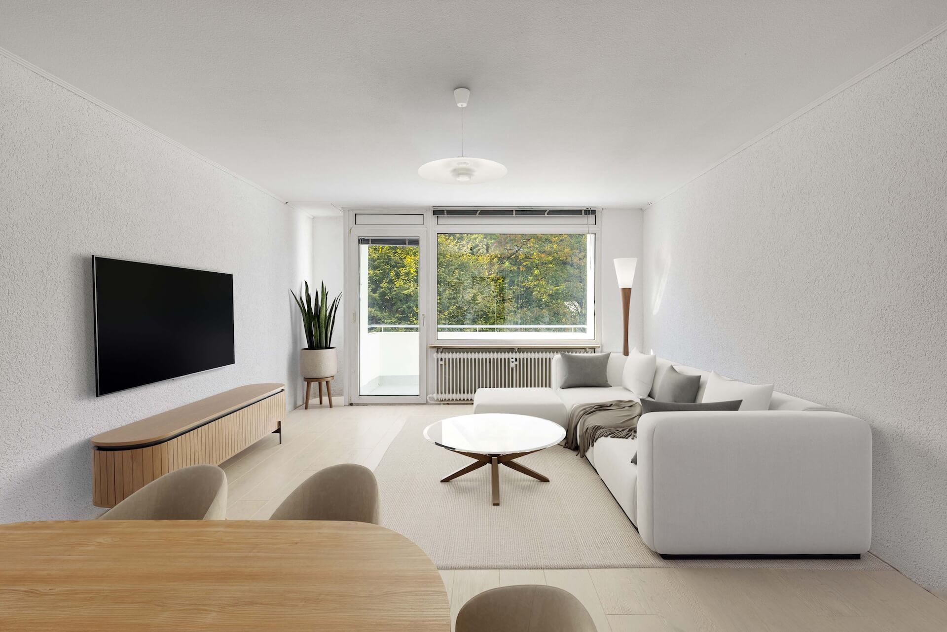 Digitale Wohnidee Wohnzimmer