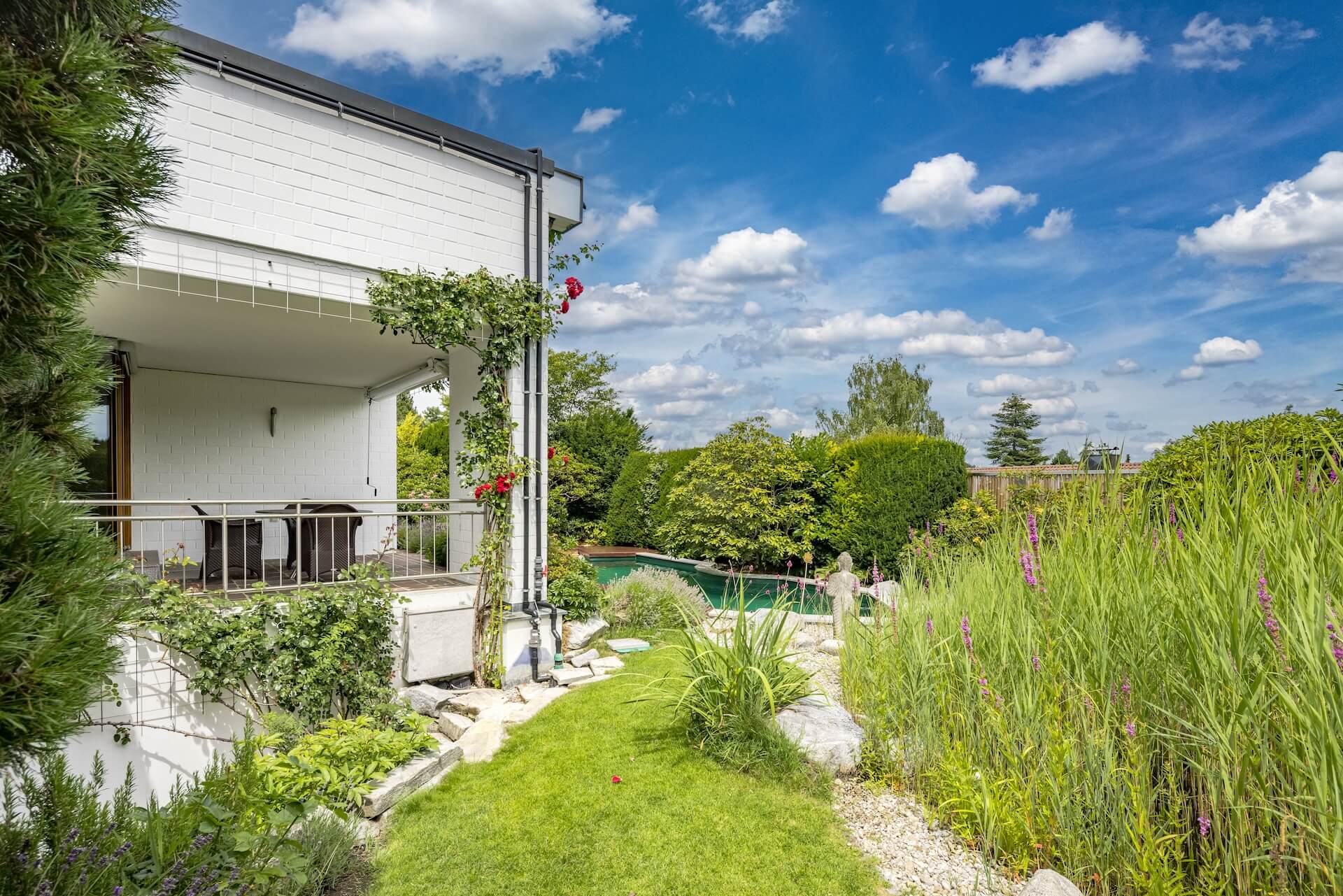 Garten mit Biotop