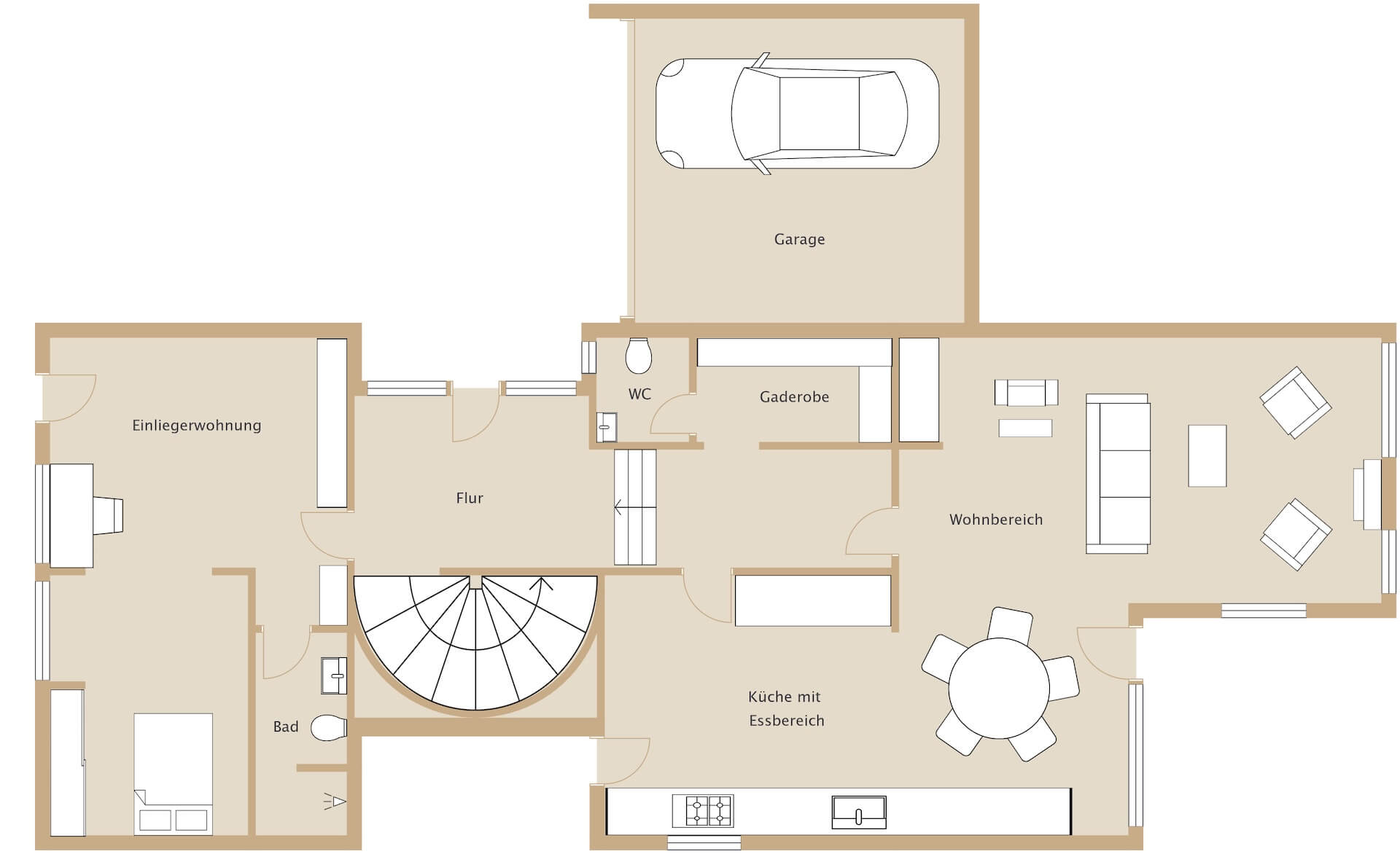 Grundriss Erdgeschoss