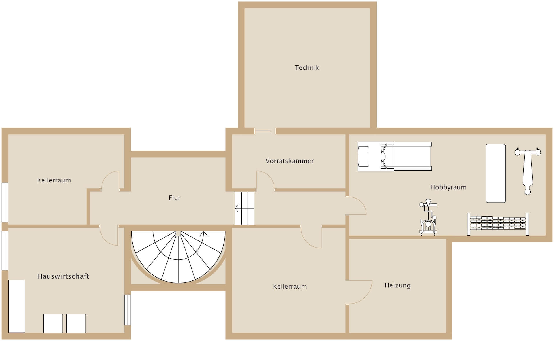 Grundriss Untergeschoss