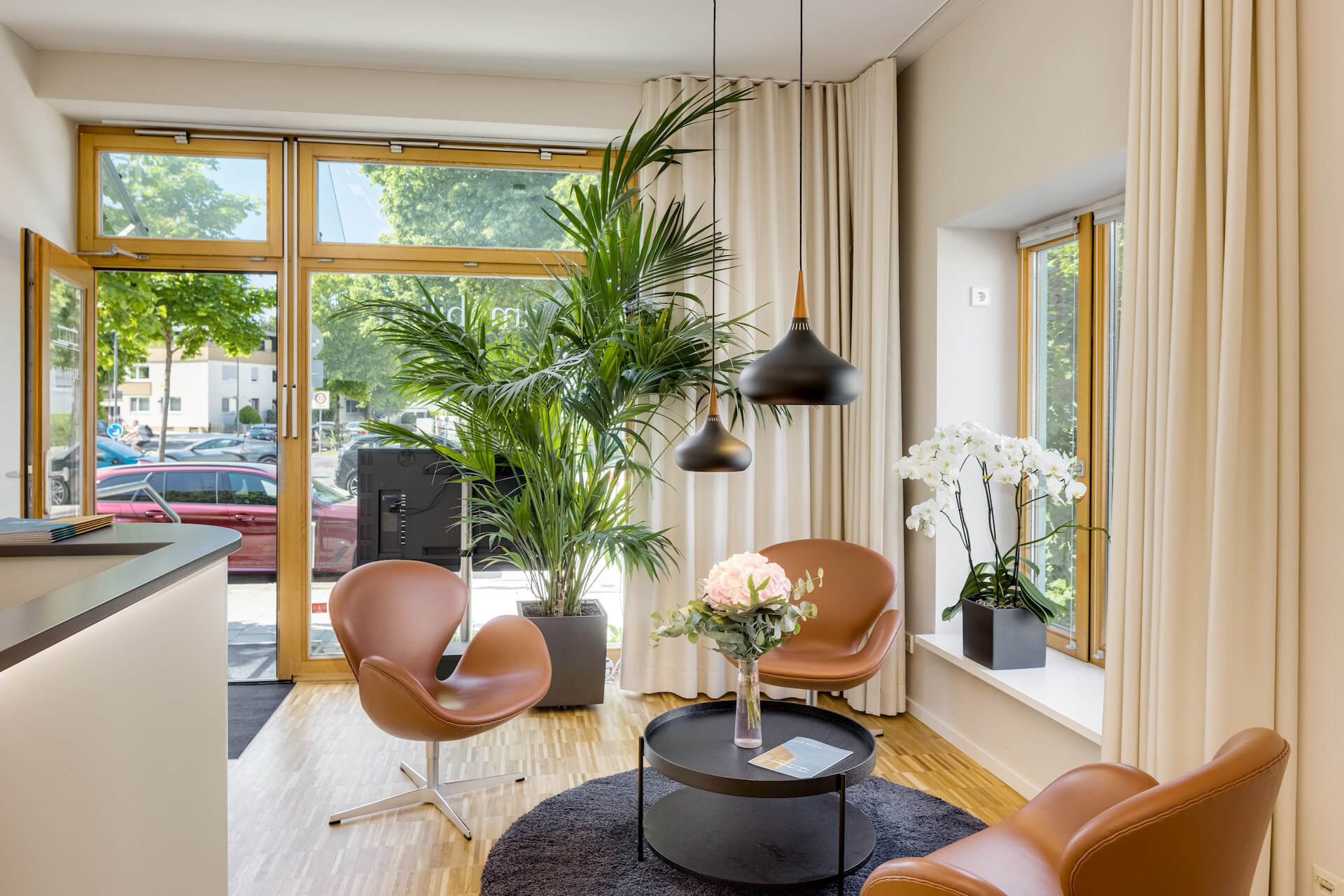 Vorderer Raum mit Blick auf Schaufenster