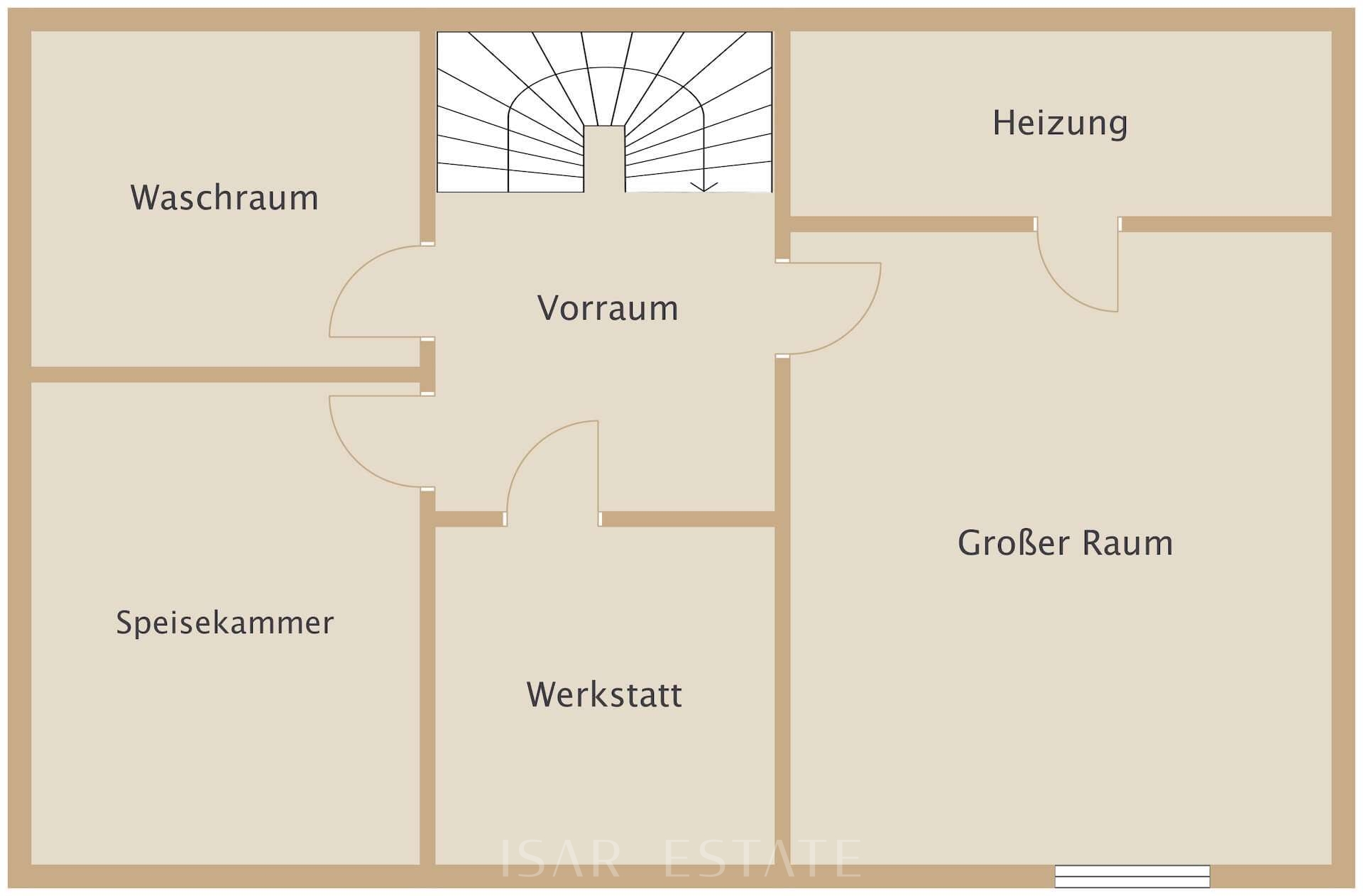 Grundriss Untergeschoss