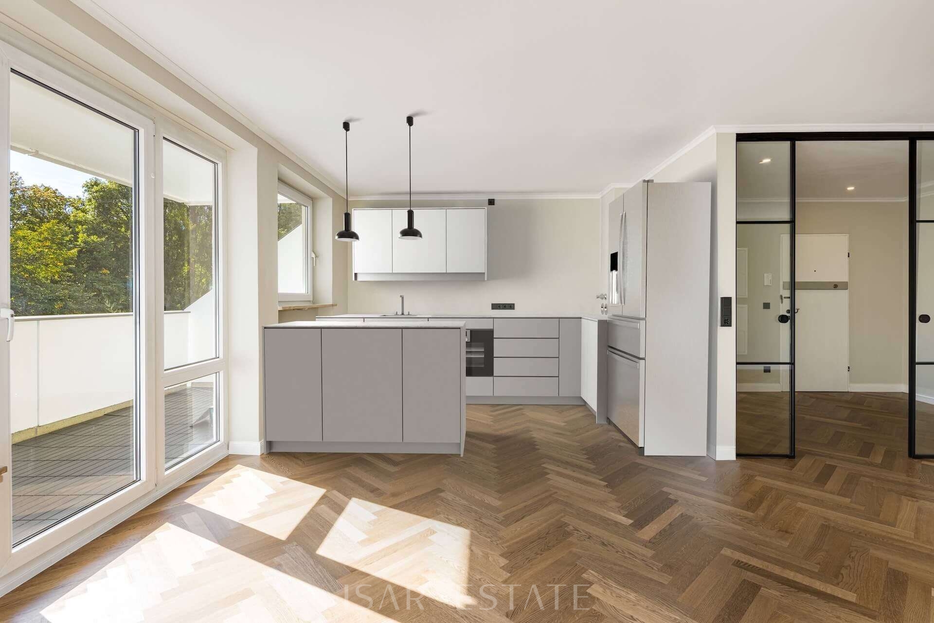 Digitale Wohnidee offene Küche