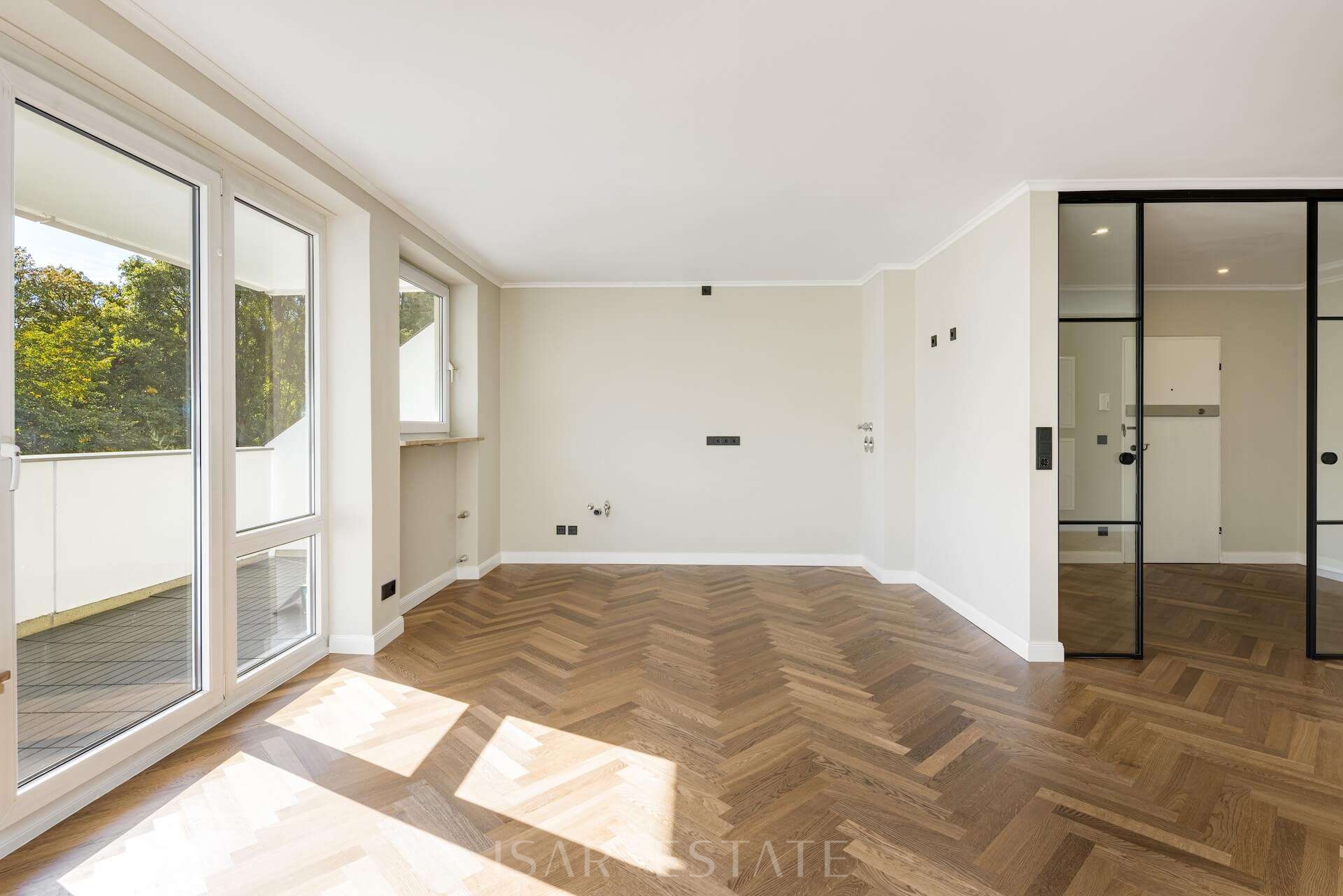 Blick auf offenen Küchenbereich