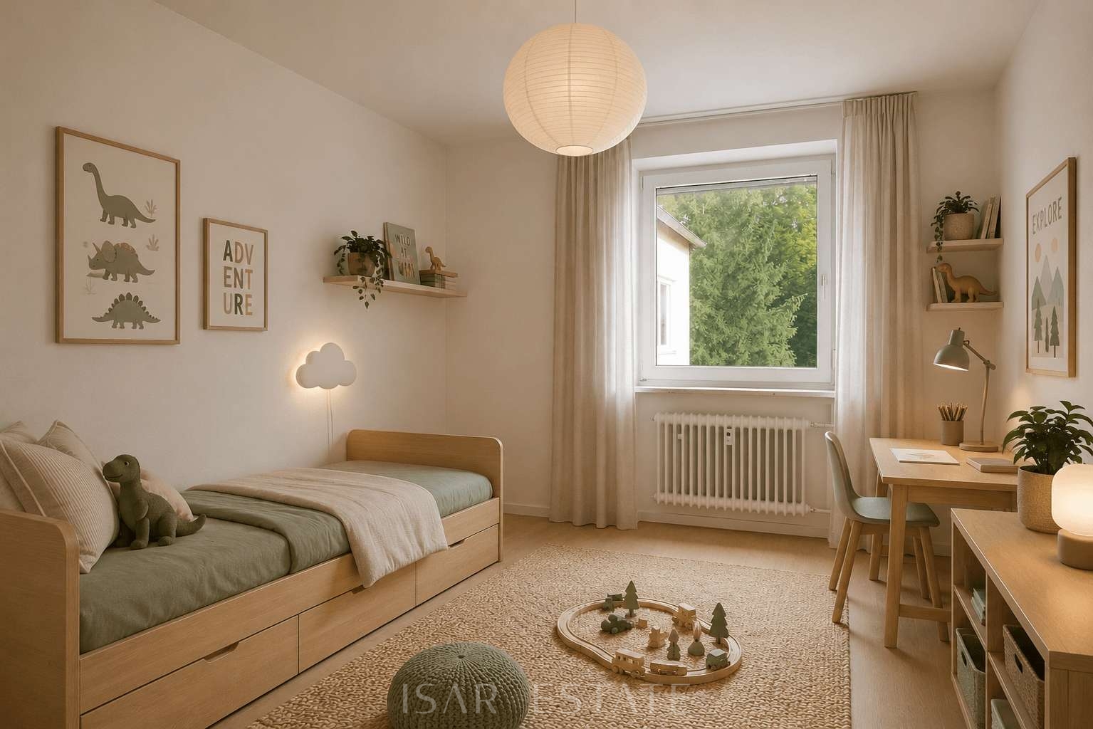 Idea de vida digital Habitación infantil