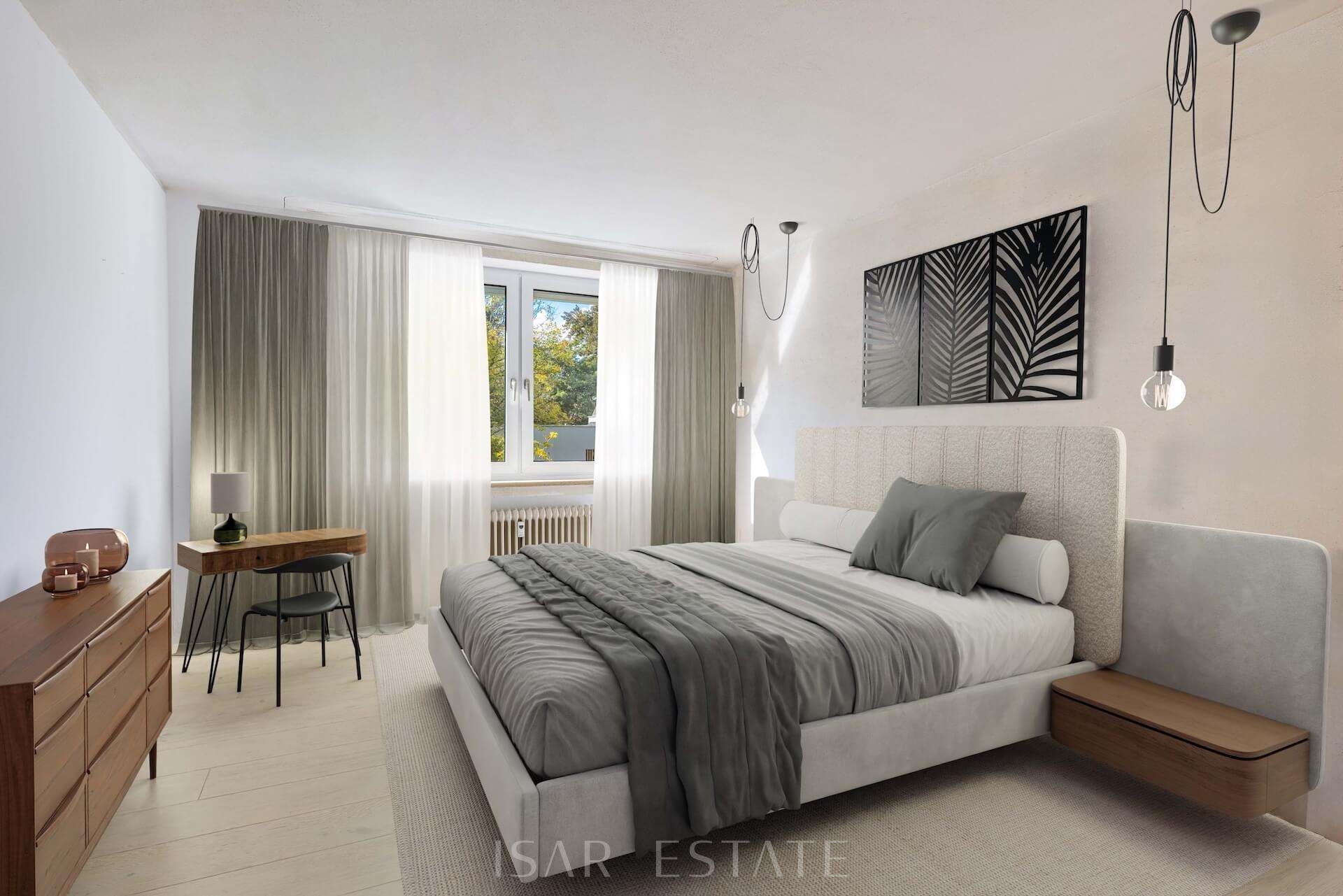 Digitale Wohnidee Schlafzimmer