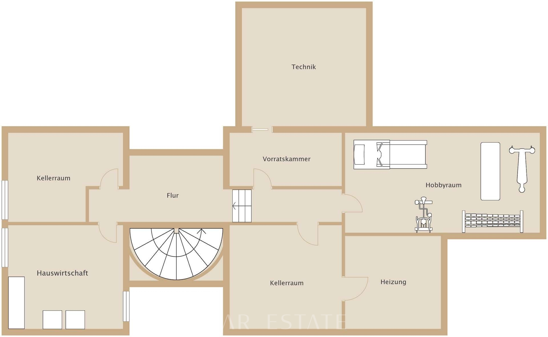 Grundriss Untergeschoss