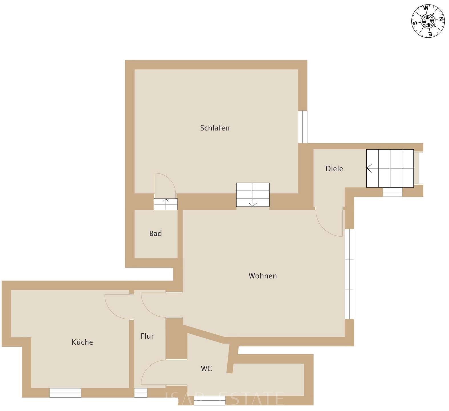 Grundriss Einliegerwohnung